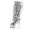 Pleaser - ADORE2024RSF Bottes de plateforme - Chaussures de pole dance - Couleur argent Product image